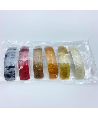 WTPIN 6-Piece Retro Large Hair Clips for Women | Automatic Acrylic Clips for Fine & Medium Thick Hair - Shop Now! - Buy Online on GoSupps.com