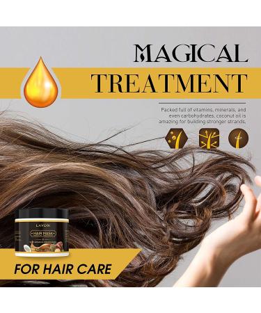 Argan & Coconut Oil Hair Mask with Collagen - Professional Hydrating Treatment for Dry & Damaged Hair - 8.5 oz - Buy Online on GoSupps.com