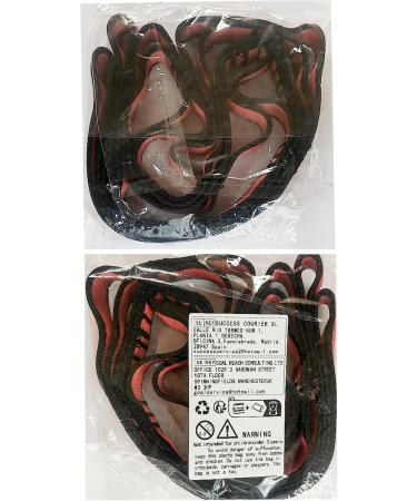 Buy Adjustable Daisy Chains - Yoga Hammock Extension Straps | 8-Loop Nylon Climbing Loops for Aerial Yoga & Fitness - Red - Buy Online on GoSupps.com