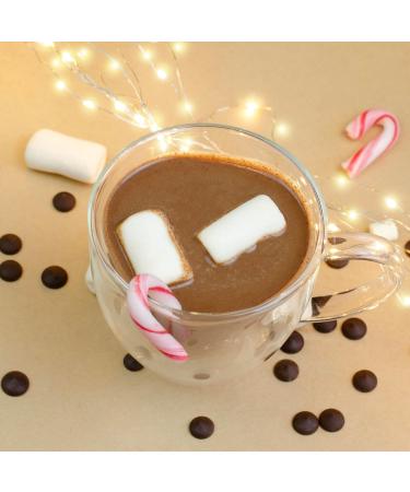 DIY Vegan Hot Chocolate Kit | Vegan Marshmallows & Candy Bar | Perfect Christmas Gift in High-Quality Glass Bottle - Buy Online on GoSupps.com