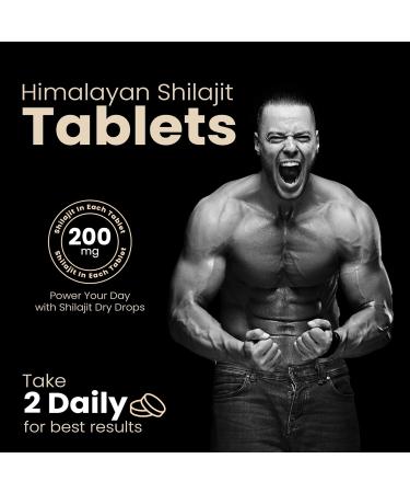 Sages Of The Ages Himalayan Shilajit Tablets Pure Gold-Grade Himalayan Extract 200 mg Each 120 Count Organic Lab-Tested Fulvic Acid for Energy Stamina & Vitality Support for Men & Women - Buy Online on GoSupps.com
