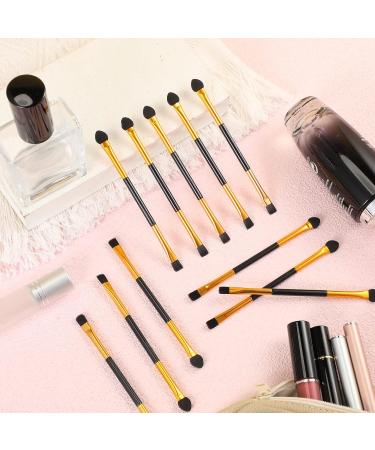 Tenare 24 Pcs Dual End Eyeshadow Smudge Brush Set - 2 in 1 Makeup Applicators for Blending & Concealing - Soft Black Cosmetic Brushes for Women - Buy Online on GoSupps.com