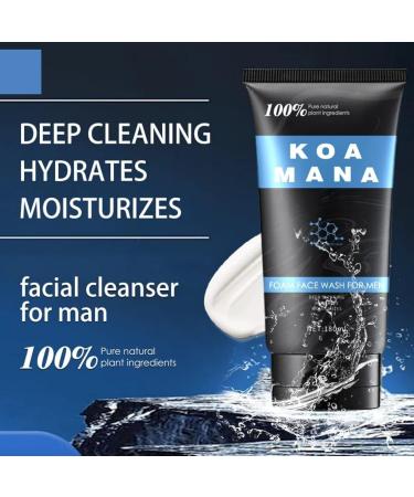 GOODY 2'S KOA MANA Foaming Face Wash for Men 100% Organic Pure Plant Ingredients 180 ml - Buy Online on GoSupps.com