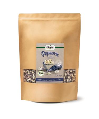 Biojoy ORGANIC popcorn corn Diamond Blue (2 kg) unsweetened and unsalted cinema popcorn corn 2 kg (1 pack)