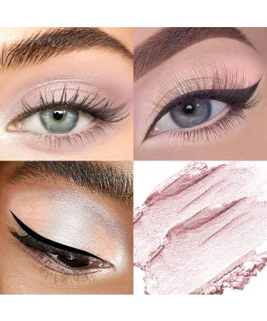 Lucoss Cream Eyeshadow Pen - Highly Pigmented Waterproof Highlighter Stick | Long-lasting Pearl Gloss in Champagne Pink (#02) - Buy Online on GoSupps.com