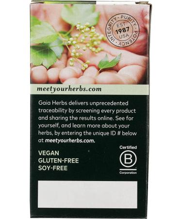 Gaia Herbs Agile Mind - Brain & Cognitive Support with Turmeric, Bacopa & Ginkgo Biloba - 60 Vegan Capsules - Buy Online on GoSupps.com