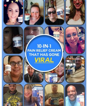 TERRAFREEZE Pain Relief Cream 2oz Extra Strength Pain Relieving Formula - Arthritis Joint Muscle Back Neck & Shoulder Pain Natural Ingredients Non-Greasy & Refreshing Pain Reliever - Buy Online on GoSupps.com