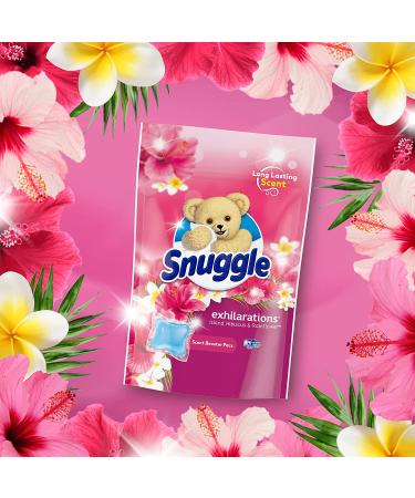 Snuggle Exhilarations In Wash Scent Booster Pacs - Island Hibiscus & Rainflower - 20 Count - Buy Online on GoSupps.com