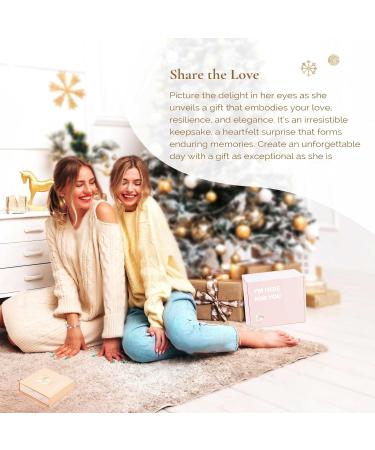 Anxiety Bracelet & Lavender Essential Oil Gift Set - Rose Quartz Love Lock Bracelets for Women - Aromatherapy Diffuser Jewelry for Self-Care & Mindfulness - Size M, Silver Love Lock 19cm - Buy Online on GoSupps.com