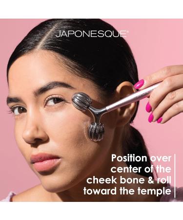 JAPONESQUE SKINTherapy V Roller - Lymphatic Drainage Facial Tool for Massage & Skincare Absorption - Buy Online on GoSupps.com