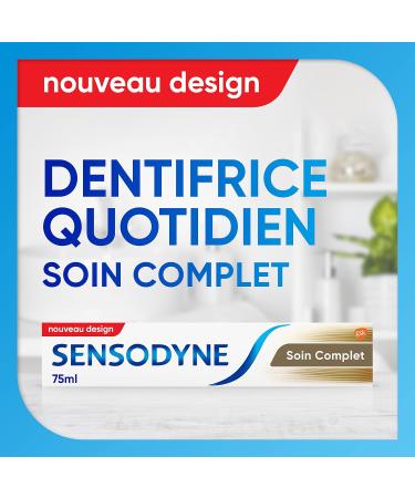 Sensodyne Complete Care Toothpaste Relieves Tooth Sensitivity Removes Plaque Pack of 6x75ml - Buy Online on GoSupps.com