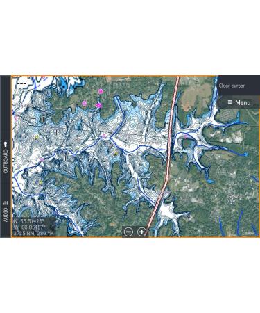 C-MAP Reveal Lake Charts with Shaded Relief & Custom Depth Shading - South East US Lakes - Buy Online on GoSupps.com