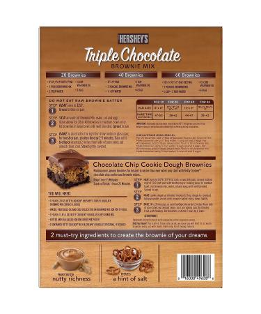 Betty Crocker Hershey's Triple Chocolate Brownie Mix (80 oz.) - 4 Pack - Buy Online on GoSupps.com