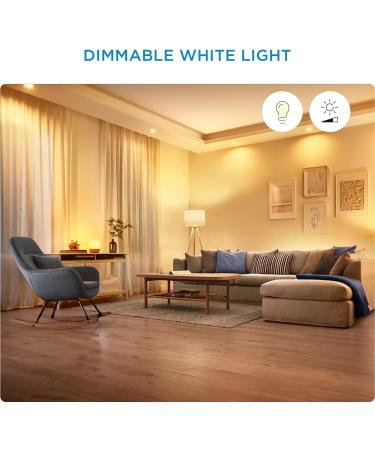 WiZ Connected 6-Pack Smart WiFi Light Bulb 60W Dimmable 2700K - Alexa & Google Home Compatible - No Hub Required - 6 Bulbs - Buy Online on GoSupps.com