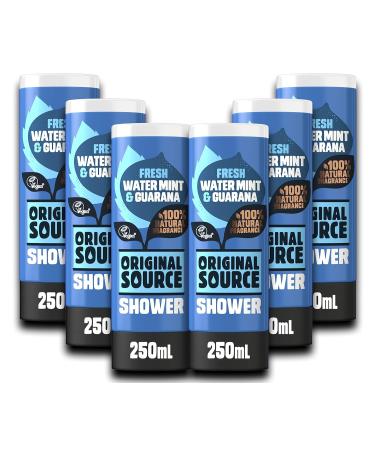 Original Source Water Mint and Guarana Shower Gel 250ml (Pack of 6) - Buy Online on GoSupps.com