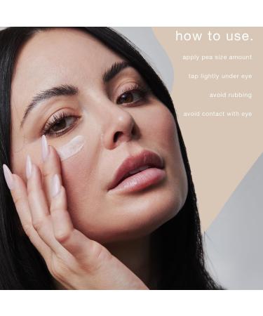 CRVFT Under Eye Cream - Brighten Dark Circles & Reduce Puffiness | Caffeine & Peppermint Scent | 30-Day Supply - Buy Online on GoSupps.com