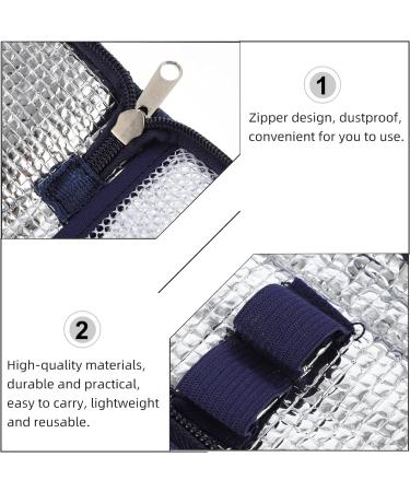 DOITOOL Insulin Cooler Case Navy - Portable Medication Cooler Bag Organizer for Travel - 1pc Ice Bag Included - Buy Online on GoSupps.com