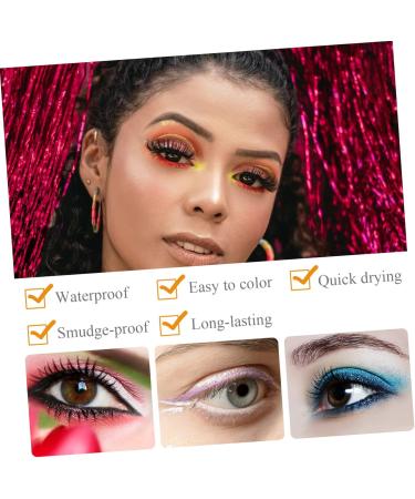 FOMIYES 20 pcs Cosmetics Eyeliner Make Lasting Shadow Liquid Up Colorful Eye Long-lasting Pen Colour Colors - Buy Online on GoSupps.com