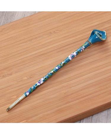 Buy Chinese Rhinestone Hair Stick | Peacock Blue Hairpin & Chopstick for Elegant Chignons | International Shipping Available - Buy Online on GoSupps.com
