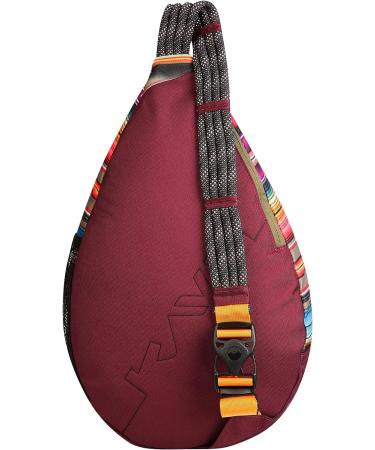 KAVU Paxton Pack Backpack Rope Sling Bag - Coastline Blanket Coastline Blanket One Size - Buy Online on GoSupps.com
