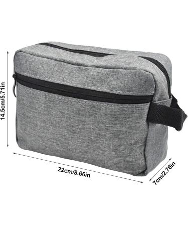 Chstarina Waterproof Makeup Bag | Travel Cosmetic Bag & Toiletry Bag for Women & Girls - Gray - Buy Online on GoSupps.com