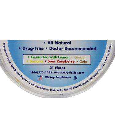 Queasy Drops 63 Pack for Nausea Relief | Chemo, Motion Sickness, Hangover | Drug-Free & Gluten-Free | 5 Flavors - Green Tea, Ginger, Raspberry, Banana, Cola - Buy Online on GoSupps.com