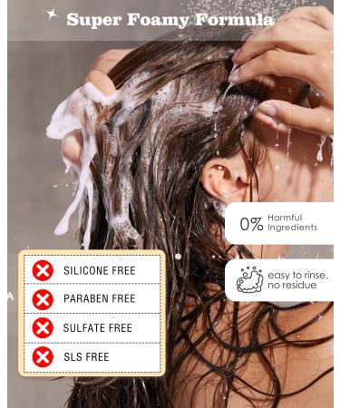 6Pcs Natural Ingredient Shampoo Bars with Conditioner | Sulfate Free, Plastic Free | Travel Friendly - Buy Online on GoSupps.com