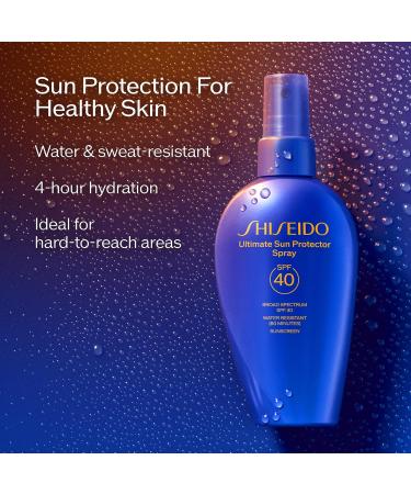 Shiseido Ultimate Sun Protector Lotion SPF 40+ - Lightweight Invisible Sunscreen for Face & Body - All Skin Types - 5 Fl Oz - Shop Internationally - Buy Online on GoSupps.com