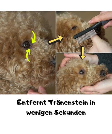 Moki Bear Flea Comb & Lice Comb for Cats & Dogs | Professional Anti-Flea & Lice Tool - Buy Online on GoSupps.com
