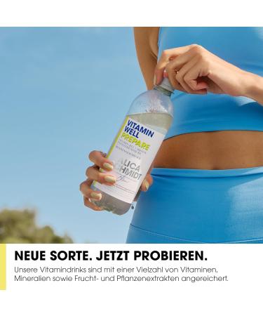 Vitamin Well Vitamin Water - B12 Biotin Magnesium Zinc | Low-Calorie Functional Drink (12x500ml) - International Shipping Available - Buy Online on GoSupps.com