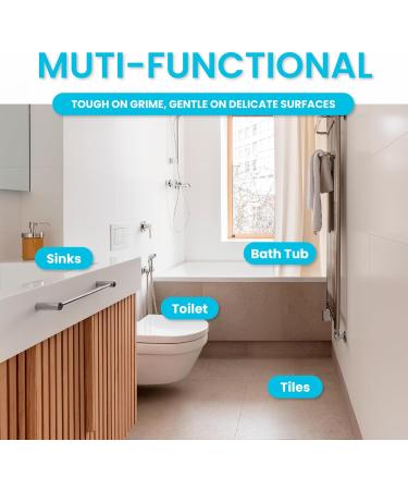 Simple Life Pumice Stone Toilet Bowl Cleaner - Extra Long Handle Scouring Stick for Stains in Toilets Grills Tiles & Pools - 2 Pack - Buy Online on GoSupps.com