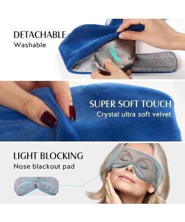 YFONG Heated Eye Mask - USB Electric Warm Eye Compress for Dry Eyes Eye Strain Relief Dark Circles and Better Sleep | Temperature & Timer Control - Buy Online on GoSupps.com