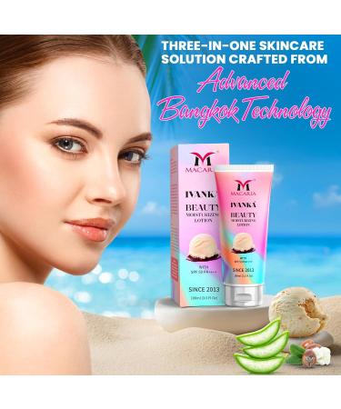 MACARIA Ivanka Beauty Vanilla Body Lotion Fast Absorbing & Ultra Light Hydration - Buy Online on GoSupps.com