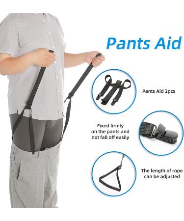 Sock Aid Kit - Easy On Off Sock Helper & Shoe Horn for Elderly, Disabled, Pregnant - 17.32 - Buy Online on GoSupps.com