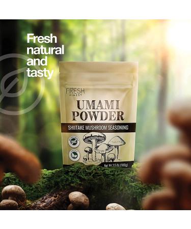 Umami Shiitake Mushroom Seasoning - Perfect for Meat Rubs & Everyday Cooking | Vegan & MSG-Free | 1 PK - Buy Online on GoSupps.com