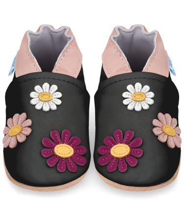 Baby Shoes with Soft Sole - Baby Girl Shoes - Baby Boy Shoes - Leather Toddler Shoes - Baby Walking Shoes 12-18 Months Pretty Flowers - Buy Online on GoSupps.com
