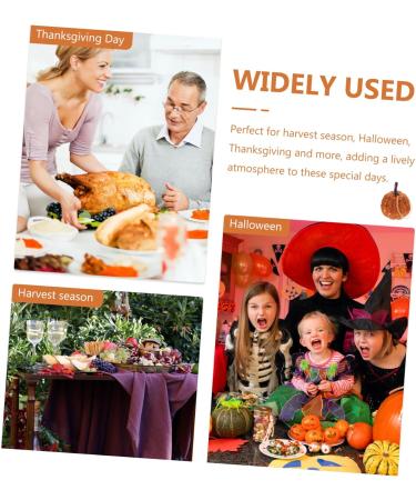 WOFASHPURET 10pcs Foam Pumpkin Fall Pumpkin Decor Thanksgiving House Decoration Lifelike Pumpkin Pumkin Decorating Glitter Pumpkins Faux Pumpkin Craft Mini Ornament Little Pumpkin Fake Pumpkin Orange 5.5CM - Buy Online on GoSupps.com