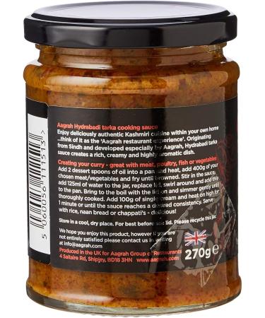 Aagrah Foods - Hydrabadi Tarka Sauce 270g - Buy Online on GoSupps.com