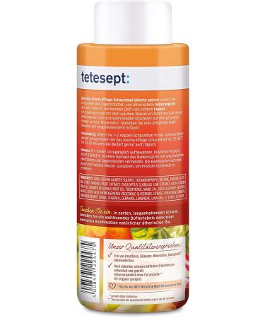 Tetesept Aroma Care Bubble Bath Feel Heat - Orange & Ginger - Vegan - 500 ml - Buy Online on GoSupps.com