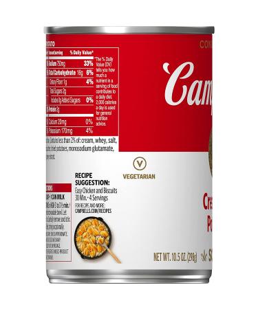 Campbell's Condensed Cream of Potato Soup 10.5oz Can - Pack of 12 - Buy Online on GoSupps.com