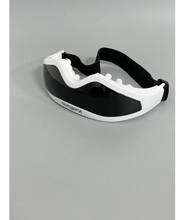 Kisffune Headworn Eyes Massage Apparatus with Visual Window and Adjustable Belt - 22 Silicone Nodes for Multifunctional Eye Massage - Buy Online on GoSupps.com