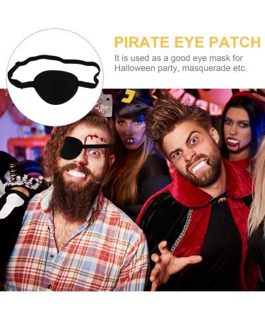 Buy BESPORTBLE Adjustable Pirate Eye Patch - One-Eyed Dragon Halloween Costume Accessory | Lazy Eye Patch (Black) - International Shipping Available - Buy Online on GoSupps.com