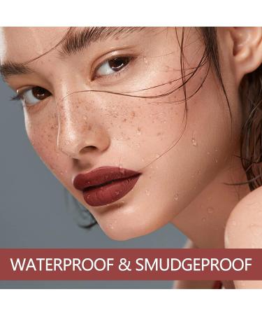 Maki Yika Brown Nude Liquid Lipstick - Long Lasting 24-Hour Matte Lipstick for Women | Waterproof & Smudge Proof Lip Stain - Dinner Time - Buy Online on GoSupps.com