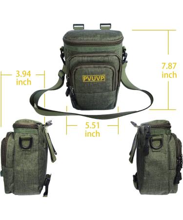 PVUVP Bike Handlebar Bag - 2.8L Waterproof Front Road Bike Bag for Commuter, Outdoor Riding, Traveling & Camping - Green - Buy Online on GoSupps.com