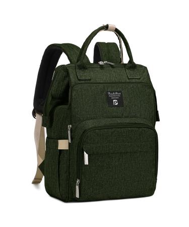 Pomelo Best Baby diaper backpack Stylish diaper bag Backpack with diaper pad multifunctional water -repellent large capacity backpack for on the way new version green