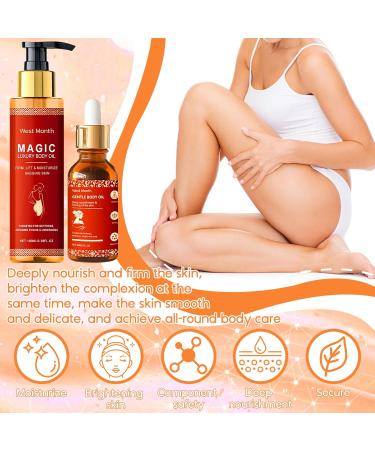 Huile Corps Hydratante Huile Corporelle Hydrate et R duit les Ridules sur les Joues les Bras et les Cuisses Huile de Soin pour Tous les Types de Peau(100 ml + 30 ml) - Buy Online on GoSupps.com