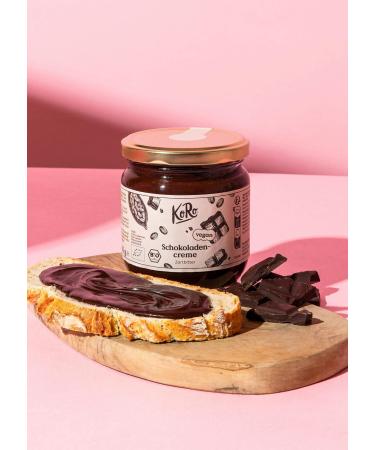 KoRo KoRo - Organic Dark Chocolate Spread Cream 400g - With fine dark chocolate - Sweet and intense taste - Vegan spread