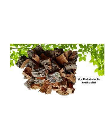 Buy Cork Bark Refill Pack for Fruit Skewers | Large Bag - Premium Quality International Shipping - Buy Online on GoSupps.com