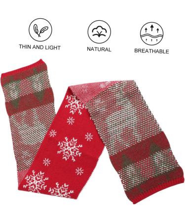 SHERCHPRY Christmas Scarf for Kids - Yarn Winter Gift 124x19CM - Festive Tree Design - Buy Online on GoSupps.com