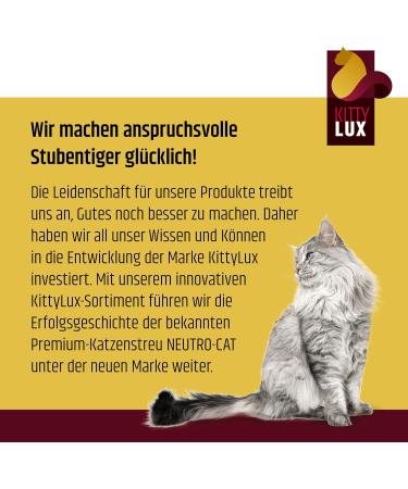 Kittylux 12.5kg Natural Clumping Cat Litter - Baby Powder Fragrance for Sensitive Cats | Quick Odor Control & Solid Clumping - Buy Online on GoSupps.com
